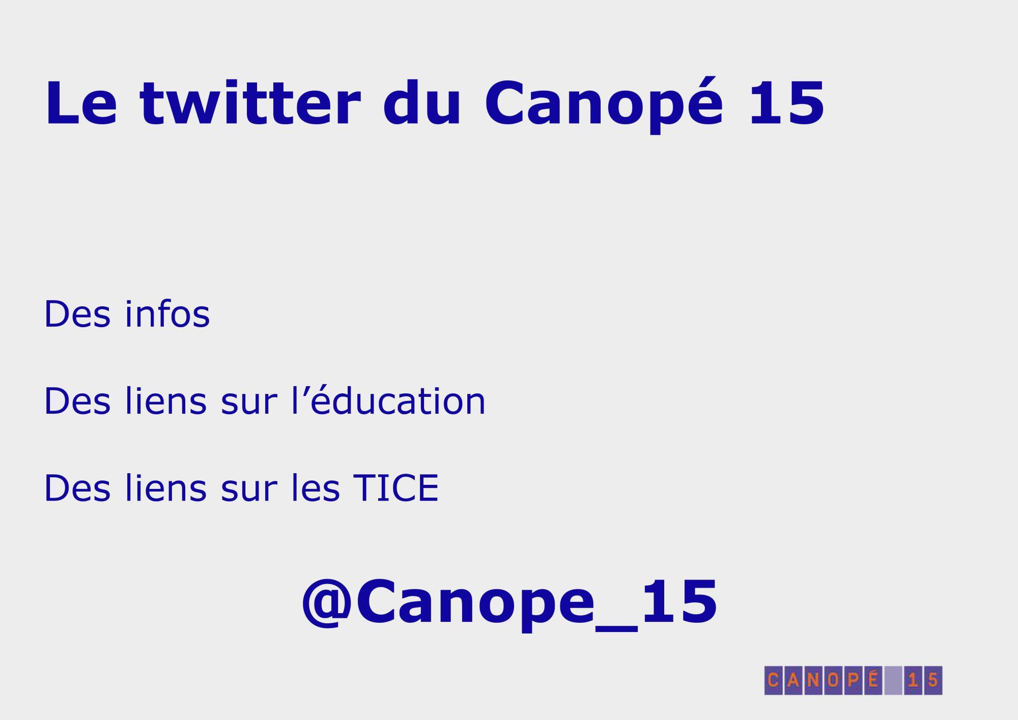 Twitter Ressources Et Services Canop